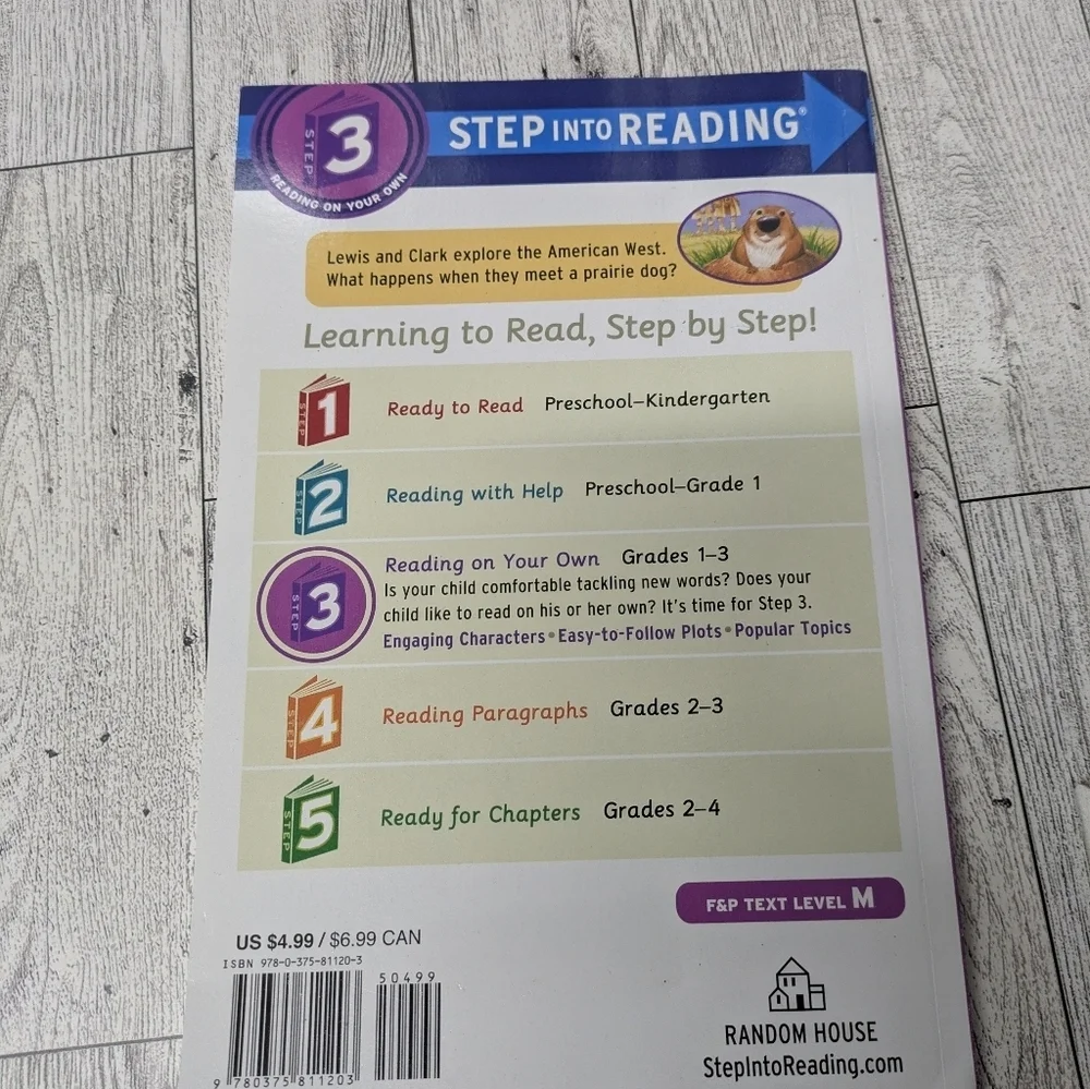 Lewis and Clark Step Into Reading Book